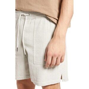 BP corduroy utility Drawstring stretch ivory shorts men's sz 2Xlarge